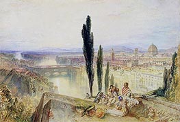 Florence, c.1827 von J. M. W. Turner | Gemälde-Reproduktion