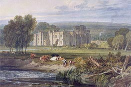 View of Hampton Court, Herefordshire, c.1806 by J. M. W. Turner | Painting Reproduction
