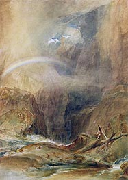 Devil's Bridge, St. Gotthard's Pass, c.1804 by J. M. W. Turner | Painting Reproduction
