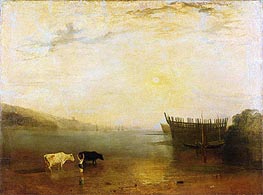 Teignmouth Harbour, c.1812 von J. M. W. Turner | Gemälde-Reproduktion