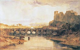 Ludlow Castle, 1800 von J. M. W. Turner | Gemälde-Reproduktion