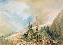 Valley of Chamouni, c.1808 von J. M. W. Turner | Gemälde-Reproduktion