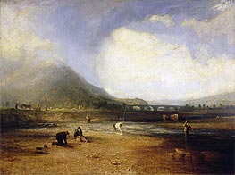 The Trout Stream, 1809 von J. M. W. Turner | Gemälde-Reproduktion