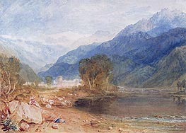 Bonneville, Savoy, undated von J. M. W. Turner | Gemälde-Reproduktion