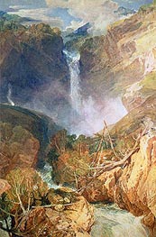 The Great Falls of the Reichenbach, 1804 by J. M. W. Turner | Painting Reproduction