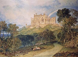 View of Belvoir Castle, 1816 von J. M. W. Turner | Gemälde-Reproduktion