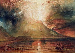 Mount Vesuvius in Eruption, 1817 by J. M. W. Turner | Painting Reproduction