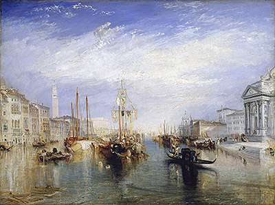 Venice, from the Porch of Madonna della Salute, c.1835 | J. M. W. Turner | Gemälde Reproduktion