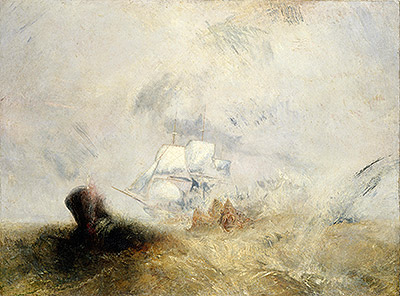 The Whale Ship, c.1845 | J. M. W. Turner | Gemälde Reproduktion