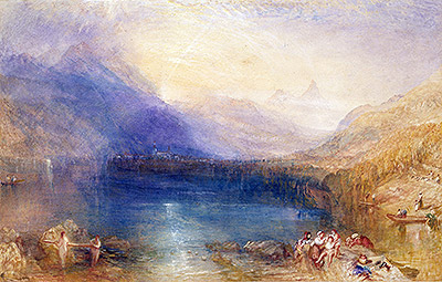 The Lake of Zug, 1843 | J. M. W. Turner | Gemälde Reproduktion