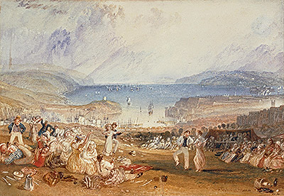 Plymouth, Devonshire, c.1830 | J. M. W. Turner | Gemälde Reproduktion