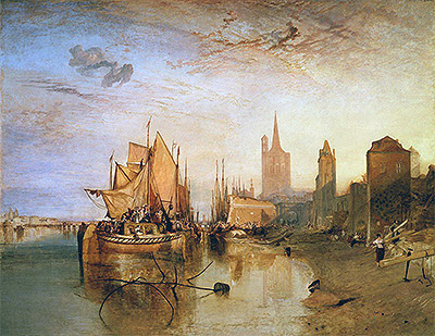 Cologne: The Arrival of a Packet-Boat: Evening, 1826 | J. M. W. Turner | Painting Reproduction
