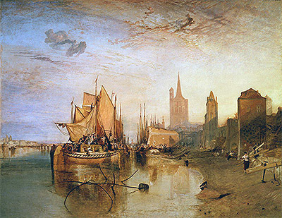 Cologne: The Arrival of a Packet-Boat: Evening | J. M. W. Turner | Painting Reproduction