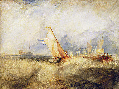 Van Tromp, Going About to Please His Masters | J. M. W. Turner | Painting Reproduction