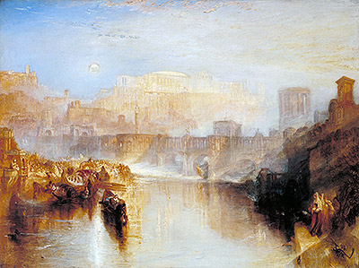 Ancient Rome: Agrippina Landing with the Ashes of Germanicus, 1839 | J. M. W. Turner | Painting Reproduction