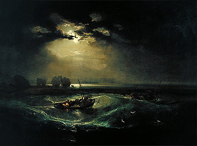 Fishermen at Sea, 1796 | J. M. W. Turner | Gemälde Reproduktion