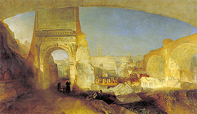 Forum Romanum, for Mr Soane's Museum, 1826 | J. M. W. Turner | Painting Reproduction