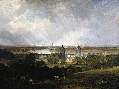 London from Greenwich Park, 1809 | J. M. W. Turner | Painting Reproduction