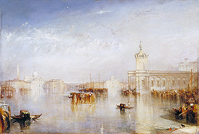 The Dogano, San Giorgio, Citella, from the Steps of the Europa, 1842 | J. M. W. Turner | Gemälde Reproduktion