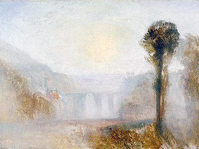 The Ponte Delle Torri, Spoleto, c.1840/45 | J. M. W. Turner | Gemälde Reproduktion