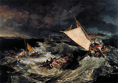 The Shipwreck, 1805 | J. M. W. Turner | Gemälde Reproduktion