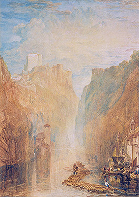 On the Upper Rhine, undated | J. M. W. Turner | Gemälde Reproduktion