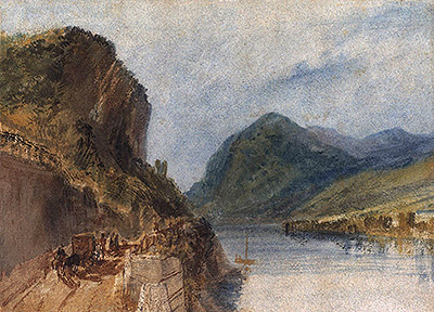 The Drachenfels, 1817 | J. M. W. Turner | Gemälde Reproduktion