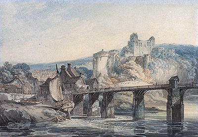 Chepstow Castle, c.1793 | J. M. W. Turner | Painting Reproduction