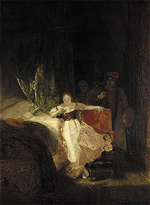 Rembrandt's Daughter Reading a Letter, 1827 | J. M. W. Turner | Gemälde Reproduktion