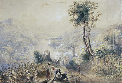 Berncastle (Oberwesel), n.d. | J. M. W. Turner
