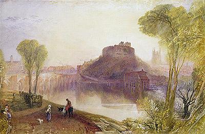 Tamworth Castle, Staffordshire, undated | J. M. W. Turner | Painting Reproduction