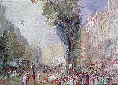 Boulevard des Italiennes, Paris, n.d. | J. M. W. Turner