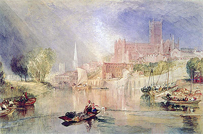 Kathedrale von Worcester und Fluss Severn, n.d. | J. M. W. Turner