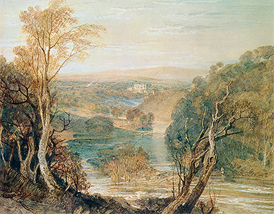The River Wharfe with a Distant View of Barden Tower, n.d. | J. M. W. Turner