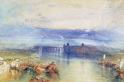 Lake Constance, undated | J. M. W. Turner | Gemälde Reproduktion