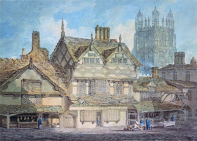 Wrexham, Denbighshire, c.1792/93 von J. M. W. Turner | Gemälde-Reproduktion