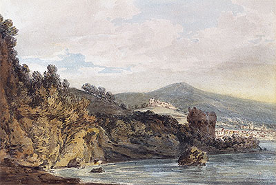 The Coast Under Vietri, near Salerno, undated | J. M. W. Turner | Gemälde Reproduktion