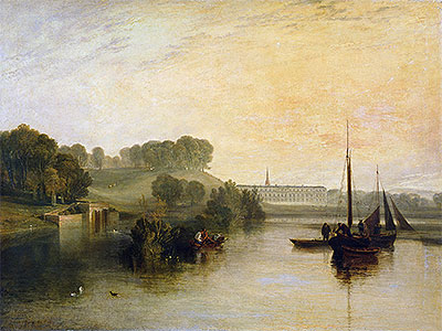Petworth, Sussex, der Sitz des Earl of Egremont: ..., 1810 von J. M. W. Turner | Gemälde-Reproduktion