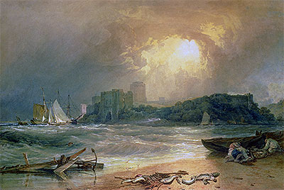 Pembroke Castle, undated | J. M. W. Turner | Gemälde Reproduktion