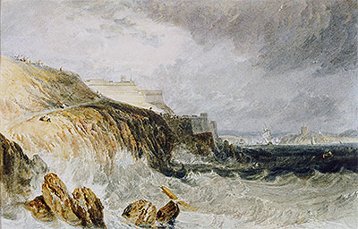 Plymouth Citadel, a Gale, 1815 | J. M. W. Turner | Painting Reproduction
