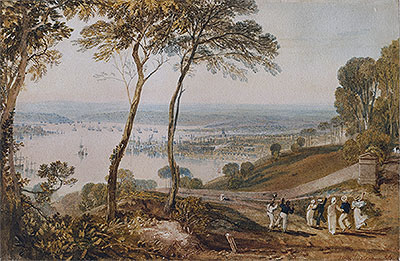 Plymouth Dock from near Mount Edgecumbe, n.d. | J. M. W. Turner