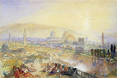 Jerusalem from the Latin Convent, undated | J. M. W. Turner | Painting Reproduction