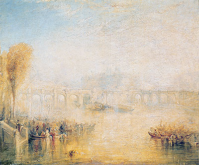 View of the Pont Neuf, Paris, undated | J. M. W. Turner | Painting Reproduction