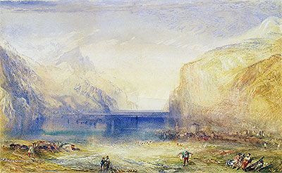 Fluelen: Morning, 1845 | J. M. W. Turner