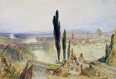 Florence, c.1827 | J. M. W. Turner | Painting Reproduction