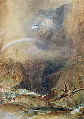 Devil's Bridge, St. Gotthard's Pass, c.1804 | J. M. W. Turner | Painting Reproduction
