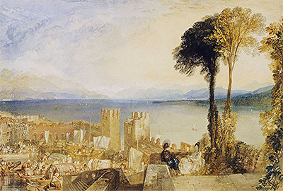 Arona, Lago Maggiore, undated | J. M. W. Turner | Painting Reproduction