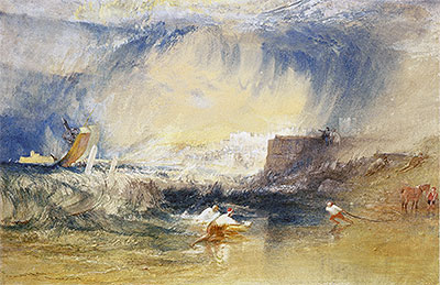 Lyme Regis, Dorset, England, c.1834 | J. M. W. Turner