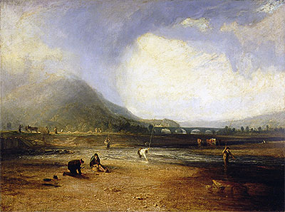 The Trout Stream, 1809 | J. M. W. Turner | Painting Reproduction