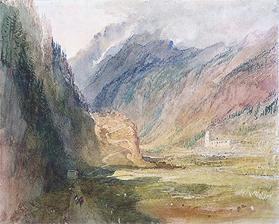 Bonhomme Convent, Chamonix, c.1836/42 | J. M. W. Turner